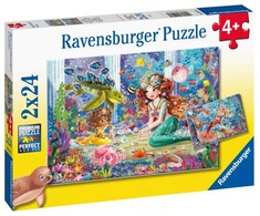Ravensburger Dėlionė 2x24 vnt. - Undinės