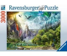 Ravensburger Dėlionė 3000 vnt. - Drakonų karalystė