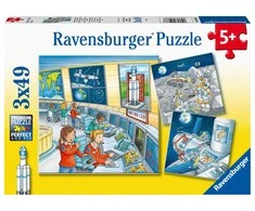 Ravensburger Dėlionė 3x49 vnt. - Kosminė misija