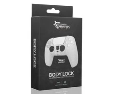 White Shark Body Lock, Silikoninis dėklas PS5 valdikliui, Baltas