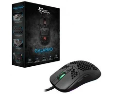 Itin lengva žaidimų pelė White Shark Galahad Black, 72g