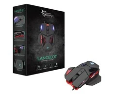 Žaidimų pelė White Shark Lancelot RGB, Keičiamos formos pelė su RGB pašvietimu