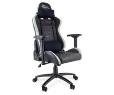Žaidimų kėdė White Shark Nitro GT Gaming Chair, Juoda-balta