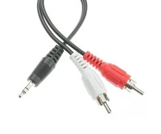 Sbox Technology Audio laidas Sbox 3.5-2RCA-M/M-2, 3.5mm M.->2xRCA M, 2m