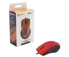 Sbox Technology SBOX optinė pelė 1000dpi, 3D, raudonos spalvos (M-958R)