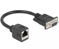 Delock serijinis RS-232/422/485 adapteris DB9 lizdas į RJ45 lizdą
