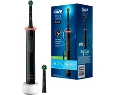 Braun Oral-B Pro 3 3000 Cross Action Elektrinis dantų šepetėlis, juodas