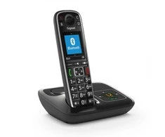 Stacionarus belaidis telefonas Gigaset E720 A, su atsakikliu, juodas