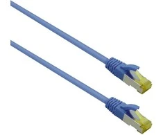 helos Patchkabel Cat 6a Superflex S/FTP RJ45 blau 3m AWG27/7 GHMT