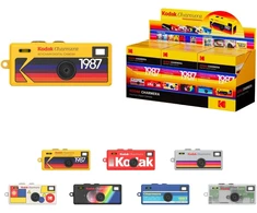 Kodak CHARMERA skaitmeninis fotoaparatas-raktų pakabukas, 6 dėžutės su atsitiktiniu variantu