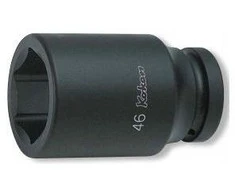 1" ilga šešiakampė smūginė galvutė KOKEN 19 mm