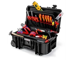 23 dalių elektriko įrankių rinkinys KNIPEX Robust26 Move