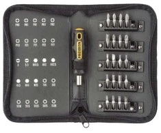 26 dalių atsuktuvo antgalių rinkinys PROXXON 1/4"