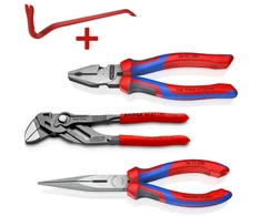 3 dalių replių rinkinys KNIPEX su priedu