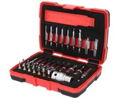 34 dalių sugadintų varžtų išsukiklių rinkinys KS TOOLS 1/4" 10mm