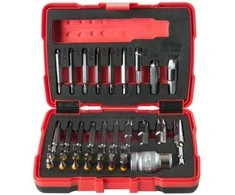34 dalių sugadintų varžtų išsukiklių rinkinys KS TOOLS 1/4" 10mm