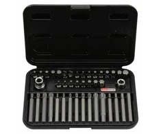 Antgalių kompl. su adapt., 10mm 42 osa, KS Tools