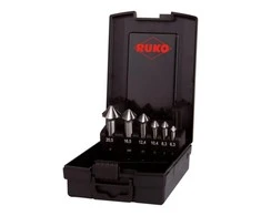 Grąžtas 6 dalių gilintuvų rinkinys RUKO HSS 4S 6,3-20,5mm