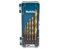 Grąžtas Makita HSS-TiN metalo grąžų rinkinys iš 6 vnt. D-72833