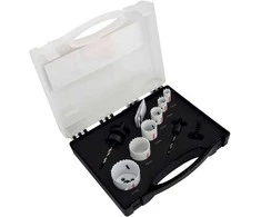 Grąžtas Makita HSS Bi-Metal gręžimo karūnų komplektas 9-dydžiai D-47123