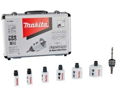 Makita EZYCHANGE BI-METALL karūnų rinkinys elektrikams, 6 dydžiai (20,25,32,40,51,65 mm) E-12326