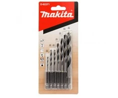 Grąžtas Makita 1/4" Grąžtų komplektas medžiui D-62371