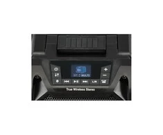Makita DMR203B Darbinis akumuliatorinis „bluetooth“ grotuvas 12V MAX- 18V, LCD, Juodas, True wireless stereo