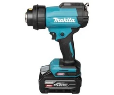 Makita HG001GZ02 LXT KARŠTO ORO FENAS XGT 40V, Reguliuojama temperatūra - 600C°, 120/200 l/min, MAKPACK, Be akumuliatorių ir kroviklio!