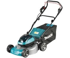 Makita DLM466ZX Cordless LawnMower 2X18V, 46cm, BL-motor, 3 in 1 (Cutting/Collecting/Mulching), 22,4kg, Steel deck, be akumuliatoriaus ir kroviklio