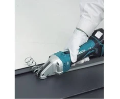 Makita DJS161Z Akumuliatorėnis skardos žirklės, 18 V, plienas 1,6 mm, nerūdijantis plienas 1,2 mm, min. pjovimo radiusas 250mm, Be akumuliatorių ir kroviklio!