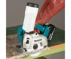 Makita DCC501ZX1 Akumuliatorinis diskinis pjūklas stiklui, keramikai, 18V, 125mm, BL-motor, Be akumuliatorių ir kroviklio!