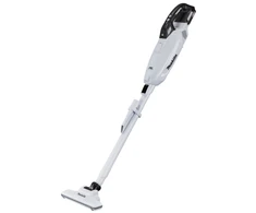 Makita CL002GZ07 Akumuliatorinis XGT dulkių siurblys, bešepetėlinis variklis, baltos spalvos. Komplektuojamas be akumuliatoriaus ir kroviklio.