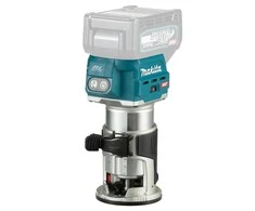 Makita RT001GZ13 Akumuliatorinis freza, XGT, ; 6- 8mm, 10.000 - 31.000 r/min, AWS, XPT, + Priedas įgilinamajam frezavimui, + Priedas kantų frezavimui, Makpac Nr4, Be akumuliatorių ir kroviklio!