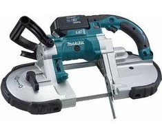 Makita PB002GZ Akumuliatorinis juostinis pjūklas XGT, 127x127 mm, bešepetėlinis variklis, XPT, Be akumuliatorių ir kroviklio!