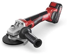 Akumuliatorinis kampinis šlifuoklis FLEX LB 125 18.0-EC/5.0 Set
