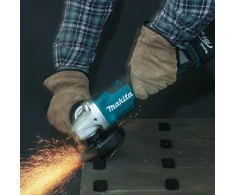 Makita DGA508Z Akumuliatorinis kampinis šlifuoklis, 18 V, ø125mm, 8500 min-1, "paddle" jungiklis, Be akumuliatorių ir kroviklio!