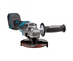 Makita GA005GM201 Kampinis šlifuoklis XGT, 125MM, 8500RPM; bešepetėlinis variklis, 2X4,0Ah; greitasis kroviklis; elektrinis stabdys; AFT; MAKPAC lagaminas; slankusis jungiklis