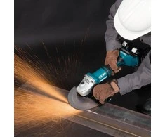 Makita DGA900ZX1 Akumuliatorinis kampinis šlifuoklis, 18 V, ø230mm, 6000 min-1, "paddle" jungiklis, Be akumuliatorių ir kroviklio!