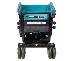 Makita DCU603Z Cordless Wheelbarrow 2X18V Li-ion, with dump function, BL-motor, 3-speed, max load 300kg, 124kg be akumuliatoriaus ir kroviklio