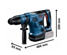 Bosch GBH 18V-36 C, CC be akumuliatoriaus ir kroviklio