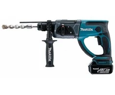 Makita DHR202RTJ Akumuliatorius perforatorius, 18 V, 2x 5,0 Ah Li-ion, SDS-PLUS, 1,9J, LED, MAKPACK