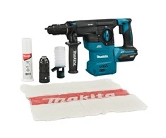 Makita HR009GZ01 Perforatorius XGT, 3,9 J, 28mm; 5,3kg, bešepetėlinis variklis, greitojo keitimo griebtuvas, AFT; AWS (be AWS lusto); AVT; XPT; "Z" versija - komplektuojamas be akumuliatoriaus ir kroviklio