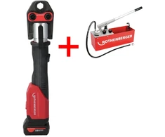 Akumuliatorinis presas ROTHENBERGER Romax 4000 set SV15-22-28mm 4Ah AMPShare