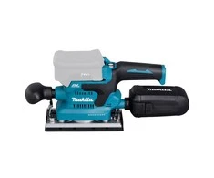 Makita DBO381ZU Akumuliatorinis vibracinis šlifuoklis 18V, 93X185mm, AWS (su AWS lustu), Be akumuliatorių ir kroviklio!