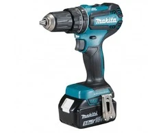 Makita DHP485RTJ Akumuliatorinis smūginis gręžtuvas, 18 V, 2x 5,0 Ah Li-ion, 50/25 Nm, 1,7kg, LED, BL-motor, MAKPACK