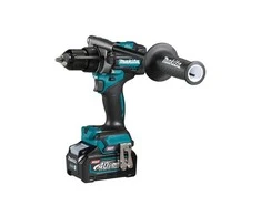 Makita HP001GM201 Smūginis Akumuliatorinis gręžtuvas-suktuvas XGT, 140/68NmNM, bešepetėlinis variklis, 13mm metalinis griebtuvas, 2X4,0Ah, greitasis kroviklis; MAKPAC lagaminas