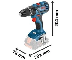 Bosch Akumuliatoriniai smūginiai gręžtuvai-suktuvai GSB 18V-28, be akumuliatoriaus ir kroviklio