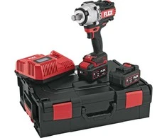 Akumuliatorinis smūginis veržliasukis FLEX IW 3/4" 2100Nm 18,0 EC/5,0 Set