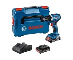Akumuliatorinis gręžtuvas-suktuvas Bosch GSR 18V-45, (2x2.0Ah), 0-500 / 0-1.900 min.-1