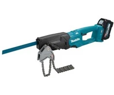 Makita JR003GZ Reciprocating saw XGT, 26mm pjūklelio eiga; su grandininu kreipiamuoju laikikliu; bešepetėlinis variklis, "Z" versija - komplektuojamas be akumuliatoriaus ir kroviklio